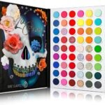 54-Color Neon Eyeshadow Palette: Glow, Blend, Shine!