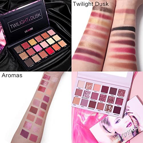 CHARMCODE 2Pcs Twilight Dusk & Aromas Eyeshadow Set