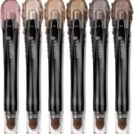 Classic 6PCS Neutral Eyeshadow Stick Set - Shimmer & Matte