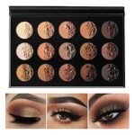 DE'LANCI Nude Gold Eyeshadow Palette: 15 Shades for All!