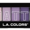 Vibrant Purple Cashmere Matte Eyeshadow Palette by L.A. Colors